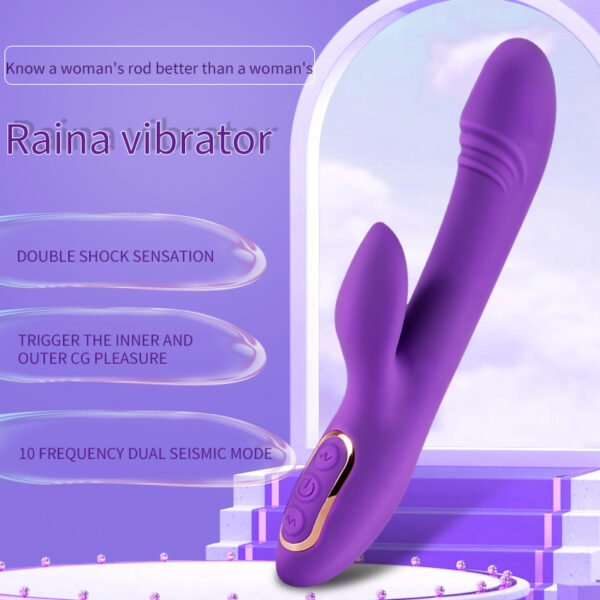 Raina Dual Action Vibrator - Powerful, Quiet, and Discreet Pleasure