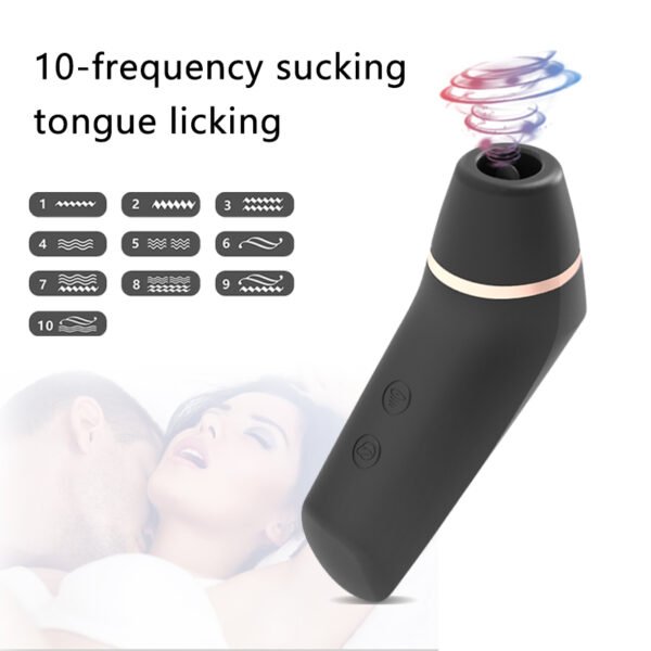 10-Mode Sucking and Tongue Licking Vibrator for Intense Pleasure