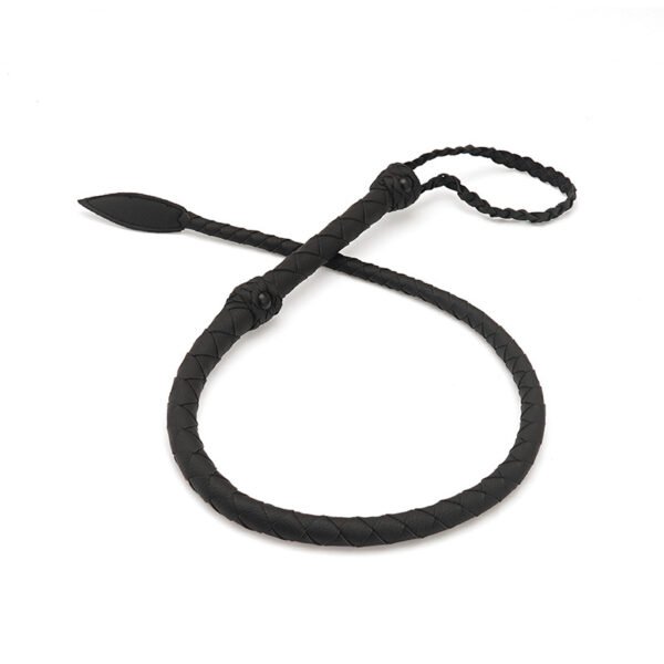 Red PU Leather BDSM Whip – Perfect for Play and Control - Image 5