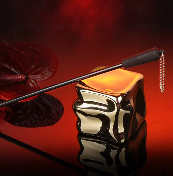 Luxurious BDSM Feather Tickler  Soft Fetish Play Feather Wand Velvet Temptation - Image 3